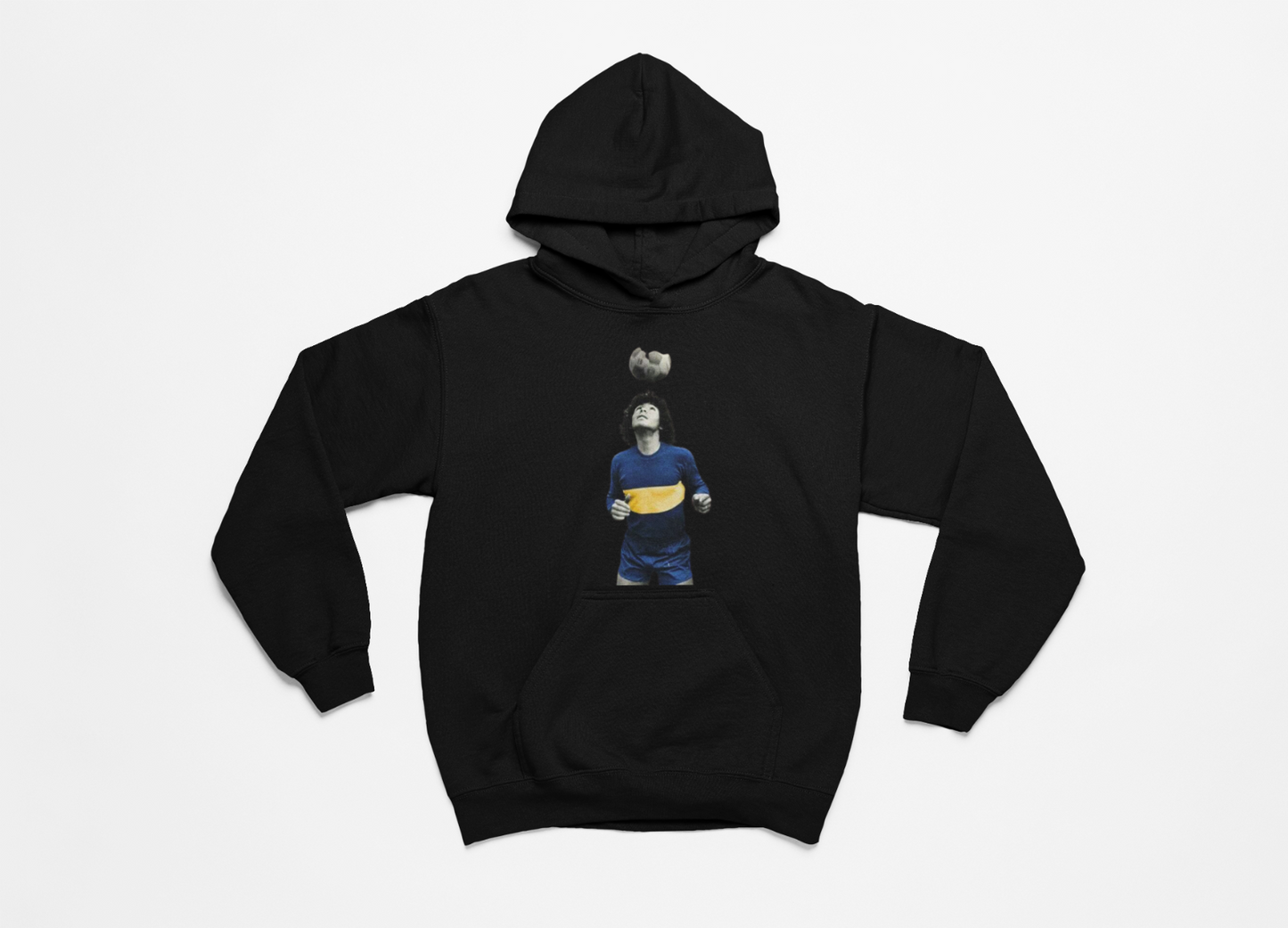 Maradona Header Hoodie - Football - Sport - Iconic - Diego - Legend - World Cup