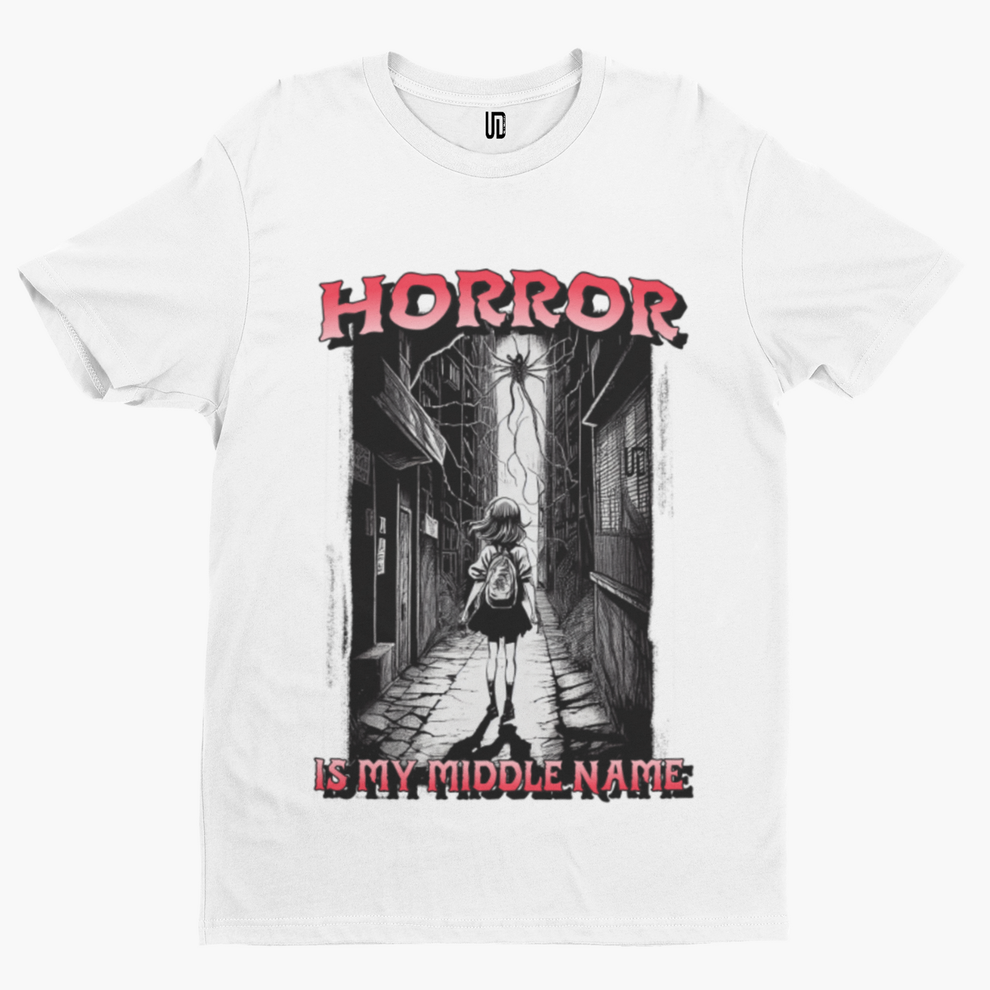 Horror Is My Middle Name T-Shirt - Film TV Funny Art Horror Halloween Scream Saw