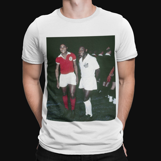 Pele Eusebio  T-Shirt - Football Soccer Retro Vintage Classic Jersey World Cup