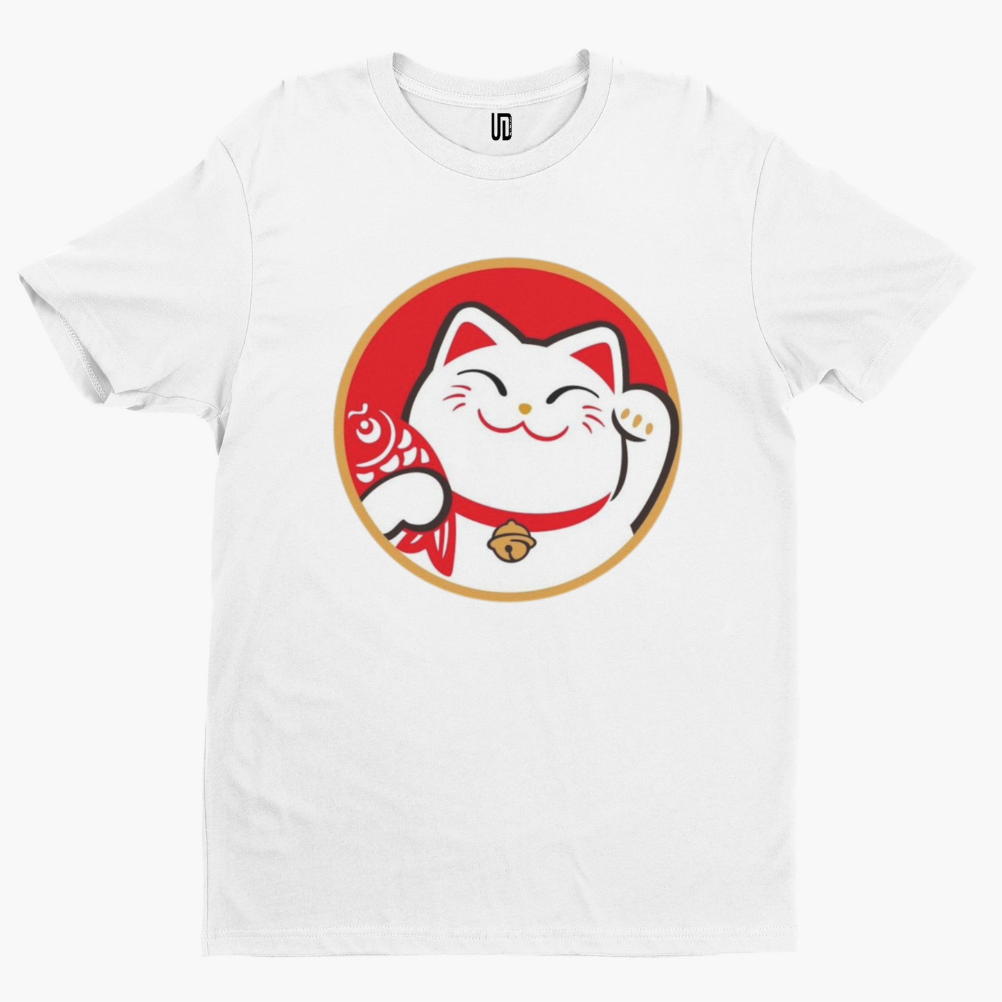 Lucky Cat T-Shirt - Cartoon Tee TV Film Anime Retro Manga Japanese Tokyo