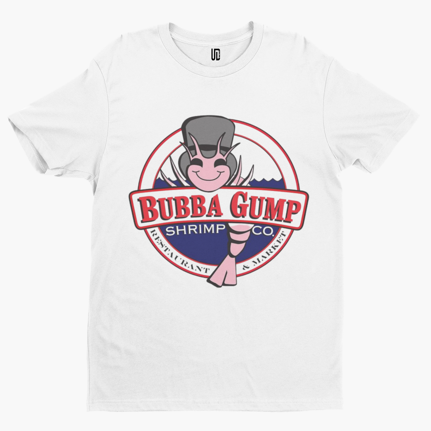 Bubba Gump Shrimp T-Shirt - Retro Film TV Movie 80s Cool Gift Action Forest