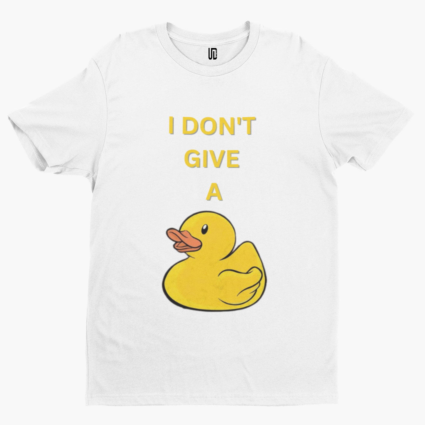 Don't Give A Duck T-Shirt -Comedy Funny Gift Film Movie TV Novelty Rubber Adult