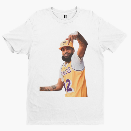 Nipsey Hussle Lakers T-Shirt - Hip Hop Retro Music Gift Rapper Tee Basketball