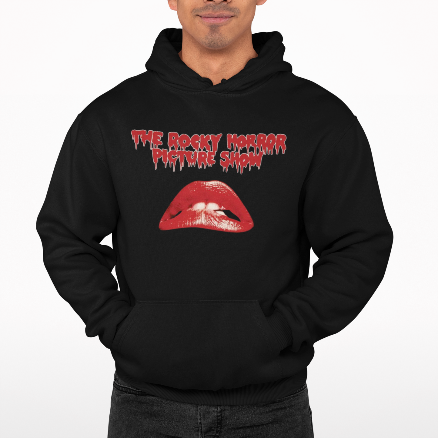 Rocky Horror Picture Show Lips Hoodie -Movie Retro Film 80s Halloween UK