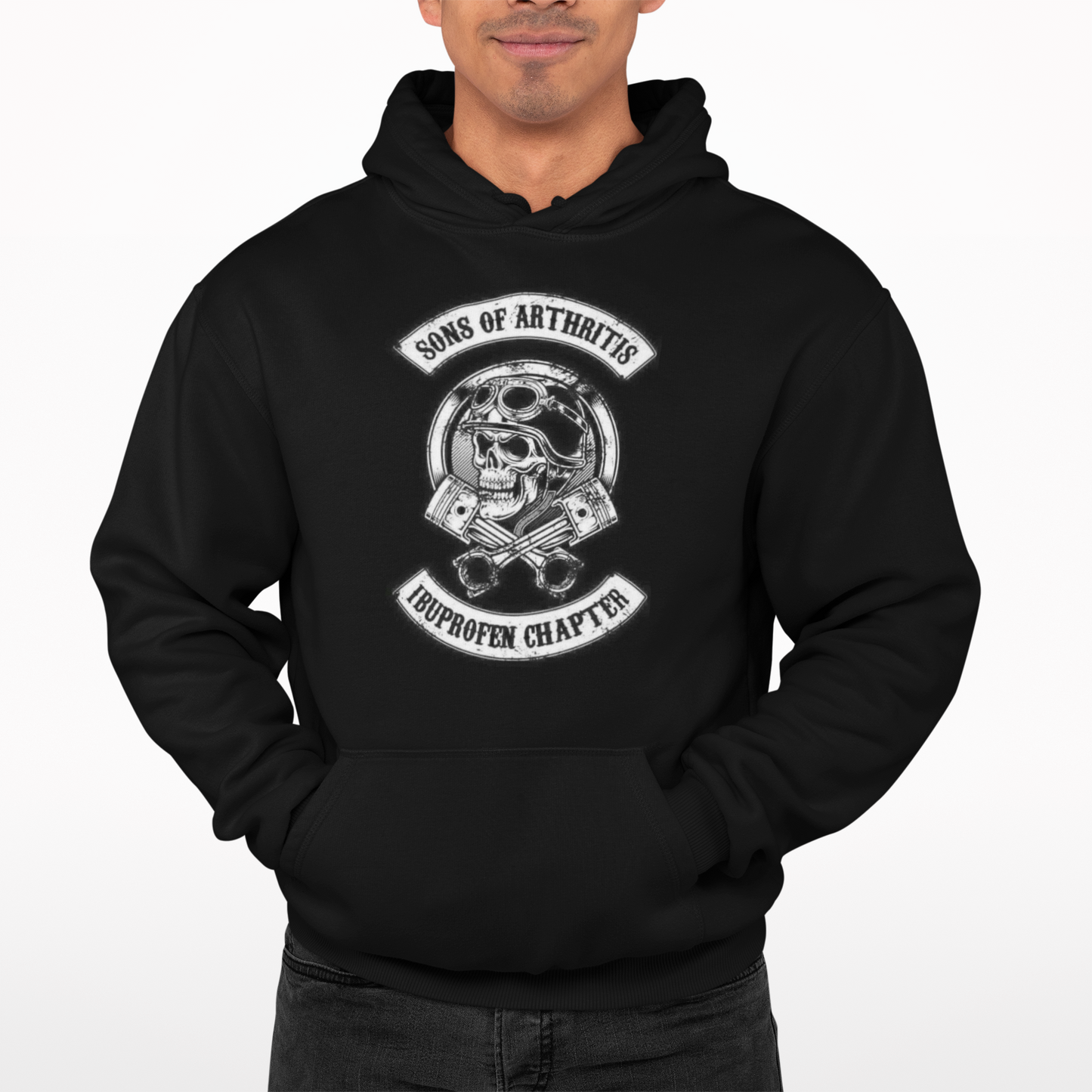 Sons of Arthritis Hoodie - Adult Humour Funny Film TV Motorcycle Bikers