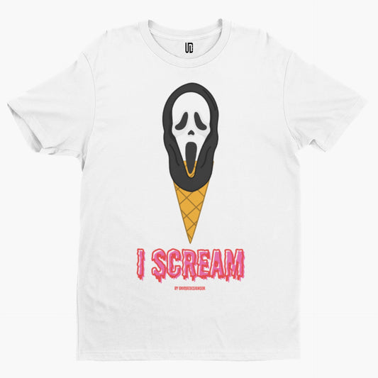 I Scream Halloween T-Shirt - Retro Film Comedy Movie 80s Cool Gift Horror Ice Cream