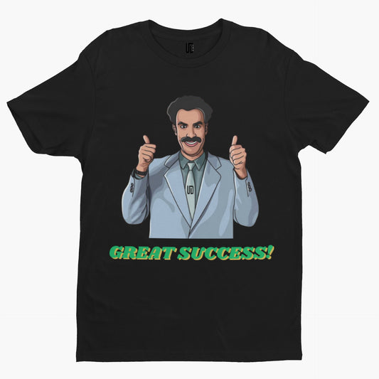 Great Success Borat T-Shirt -Comedy Funny Gift Film Movie TV Novelty Adult