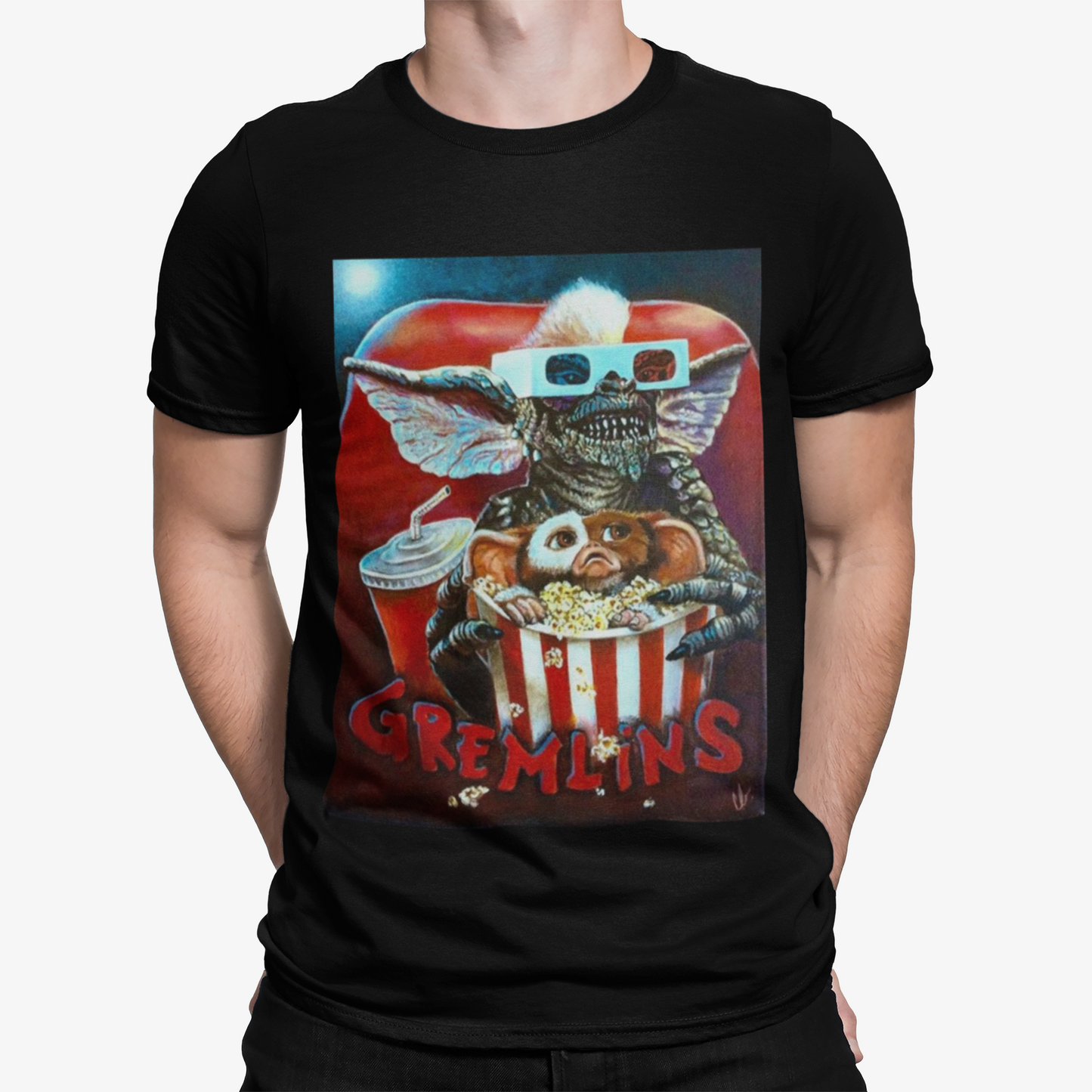 Gremlins T-Shirt - Film TV Funny Horror Halloween Action Retro Comic